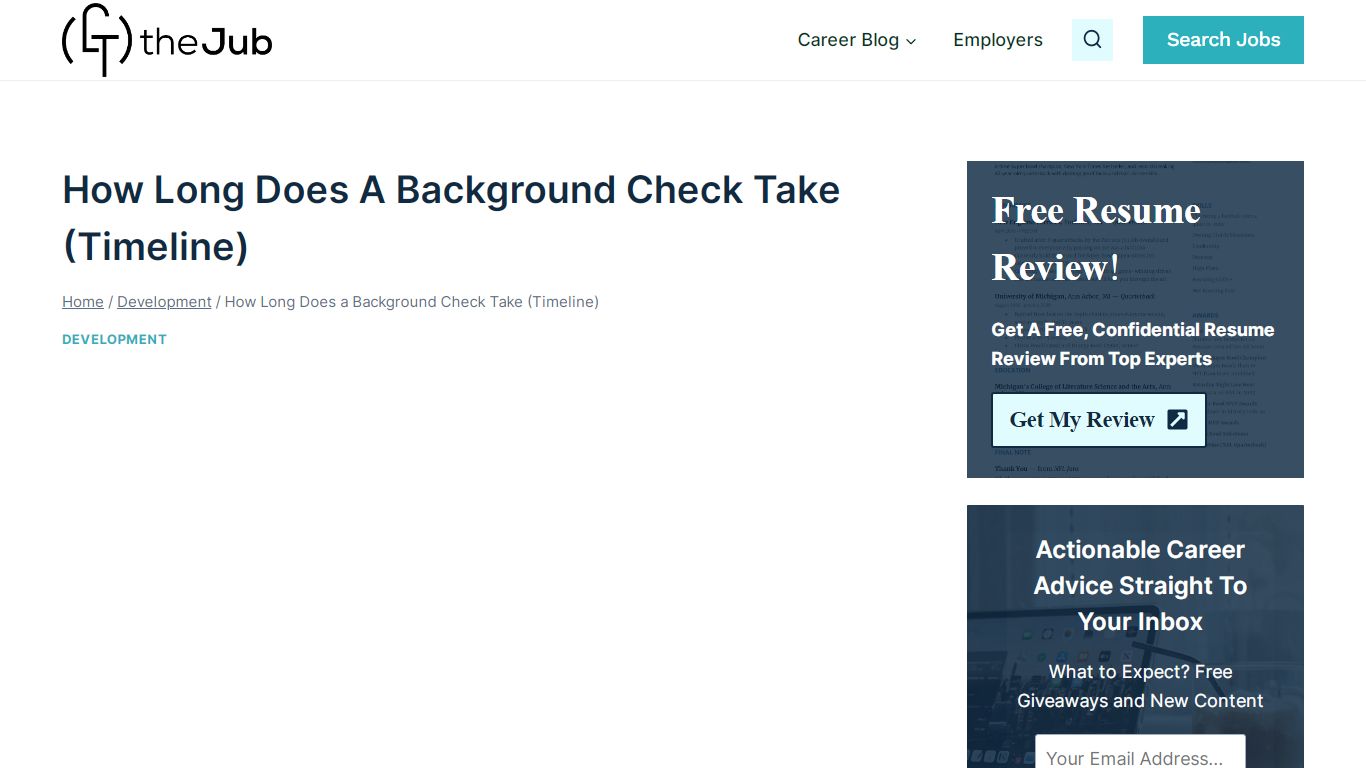 How Long Does a Background Check Take (Timeline) - theJub